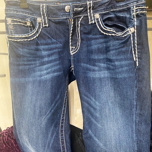 Women’s Miss Me Denim Jeans Signature Boot Size 29 J55014858V - Picture 3 of 4